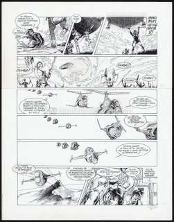 Olivier Vatine - Planche originale n°12 - Corail noir - Aquablue