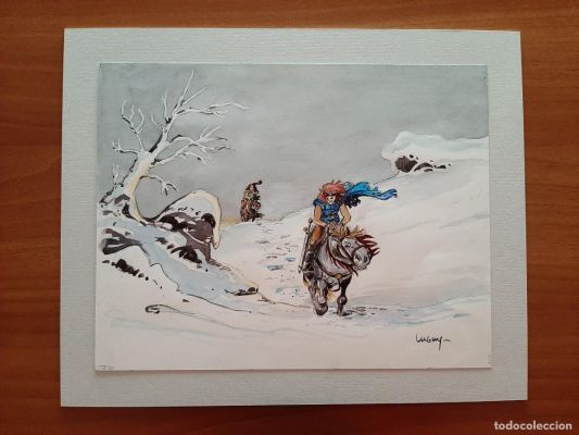 DIBUJO ORIGINAL PHILIPPE LUGUY - PERCEVAN | todocoleccion (Buy It Now)