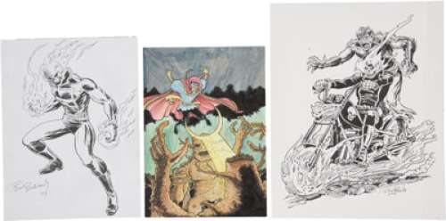Ron Wilson, Don Perlin, Bob Budiansky, Rich Woodall, and Demetrius H. Miller Doctor Strange, Thing, Iron Man - | Heritage