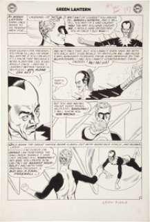 Gil Kane and Joe Giella Green Lantern #7 Green Lantern vs. Sinestro page 15 Original Art (DC, 1961). Hal -
