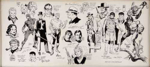 Specialty Illustration: Milton Caniff, Don Newton, John Prentice, Al Williamson, Al McWilliams, Chester Gould, -