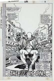 John Buscema and Tom Palmer The Avengers #286 Doctor Druid Splash Page 2 Original Art (Marvel, 1987). Dr. Druid -