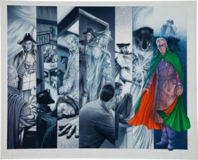 Doug Klauba and Alex Ross Project Superpowers: Meet the Bad Guys #2 "Fighting Yank Origin" Double-Page -