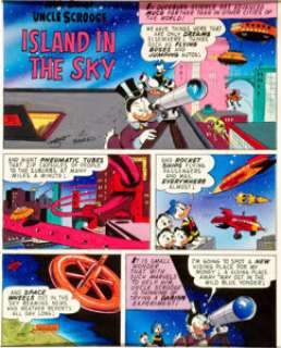 Peter Ledger and Carl Barks Uncle Scrooge: His Life and Times Page 273 Original Art (Celestial Arts, -