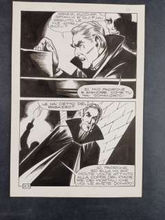 Magnus & Bunker | Satanik n. 50 - Magnus & Bunker - Tavola Originale "La Stirpe dei Vampiri" - Page volante - Exemplaire unique - (1966) | Catawiki
