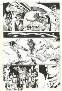 Burchett-Green Lantern- NO.168- Comic Page Art- Artist Signed (2003) | Russ Cochran