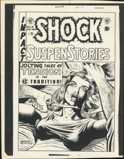 EC Library Production Cover Photo Stat SHOCK NO.8 (1980s) | Russ Cochran