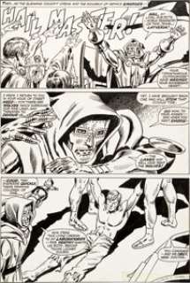 Dick Ayers and John Severin Incredible Hulk #143 Doctor Doom Page 23 Original Art (Marvel, 1971). In - | Heritage