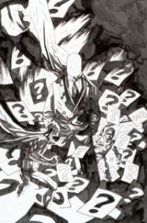 Mike Mignola Batman #700 Variant Cover Original Art (DC, 2010). This amazing image was drawn to celebrate DC -