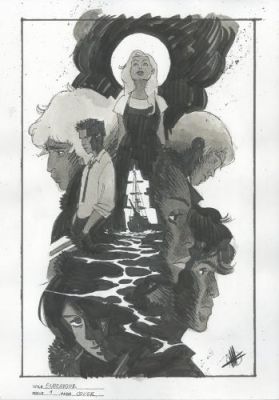 Matteo Scalera | Endeavour, Recherche de couverture variant, issue 1 | Galerie 9ème Art