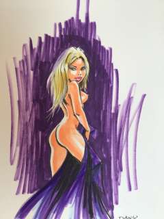 Dany | Dany - Dessin original couleur - Pin-Up | Catawiki