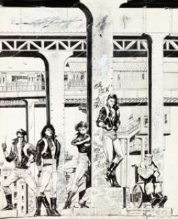 Ron Wilson and Kyle Baker Marvel Graphic Novel #31 Wolfpack Cover Original Art (Marvel, 1987). The Wolfpack are -