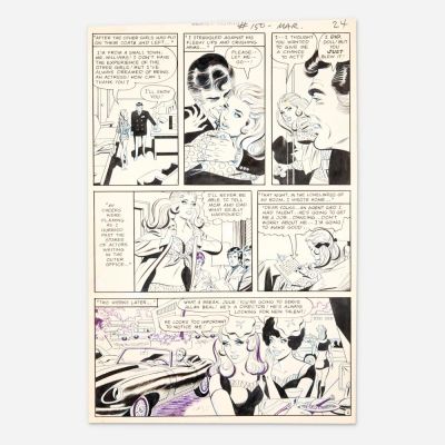 Lot 344 - Gray Morrow, Secret Hearts #150 Story Page 24 Original Art (DC Comics, 1971) | Landry Pop Auctions