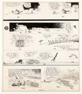 George Herriman Krazy Kat Sunday Comic Strip Original Art dated 10-27-1918 (King Features Syndicate, 1918). - | Heritage