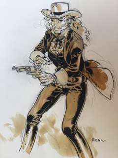 Meynet, Félix | Meynet, Félix - Dessin original couleur - Sauvage | Catawiki