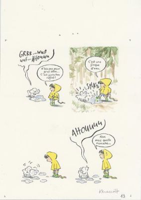 Marie Kerascoët | Nunuche, Tome 1, Sage comme un nuage, Planche 13 | Galerie 9ème Art