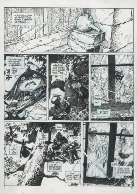 Régis Loisel | La Dernière Maison Juste Avant la Forêt, planche 40 | Galerie 9ème Art