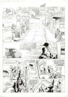 Mitton, Jean-Yves | Mitton, Jean-Yves - Originele pagina - Bloed en Stilte 10 - De dans zonder einde - (1996) | Catawiki