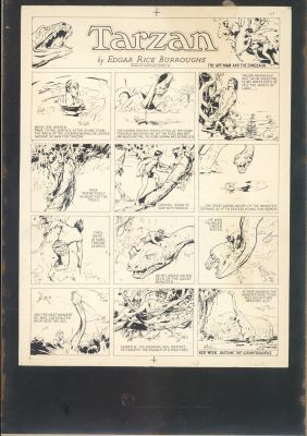 Russ Cochran Comic Art Auction Production Photo Stat | Russ Cochran