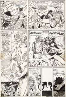 Barry Smith and Sal Buscema Conan the Barbarian #3 Story Page 18 Original Art (Marvel, 1971). Roy Thomas and -