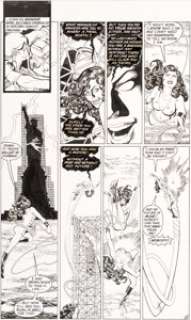 George Perez and Romeo Tanghal New Teen Titans V2#4 Page 9 Wonder Girl Original Art (DC, 1985). Donna Troy -