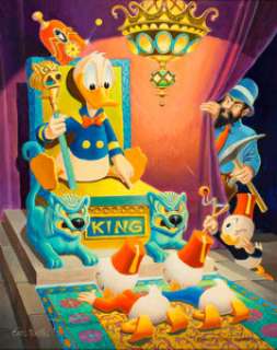 Carl Barks Ancient Persia Donald Duck Painting CB-OIL 15 Original Art (1971). This is something to quack -