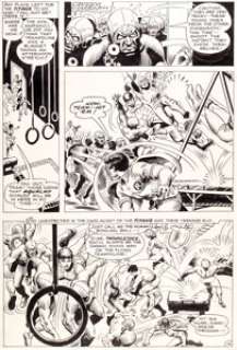 Nick Cardy Teen Titans #16 Page 14 Original Art (DC, 1968). The original Teen Titans hit the gym (and -