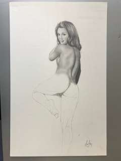 Aslan | Aslan - Dessin original préliminaire - Nu | Catawiki