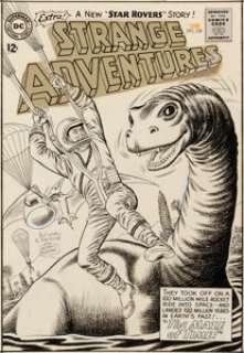 Murphy Anderson Strange Adventures #159 Cover Original Art (DC, 1963). Dino covers are always popular, and -
