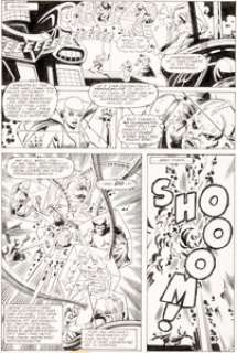 Don Perlin and Kim DeMulder The Defenders #129 Page 17 Original Art (Marvel, 1984). Moondragon, Gargoyle, -