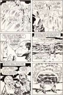 Jack Kirby and D. Bruce Berry Kamandi #31  Story Page 7 Original Art (DC, 1975).... | Heritage
