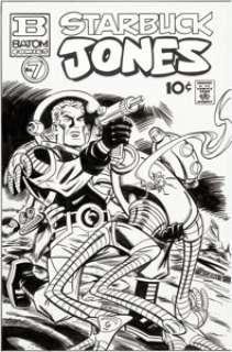 Joe Staton Funky Winkerbean "Starbuck Jones #7 Cover" Illustration Original Art dated 11-10-2013 (North American S...