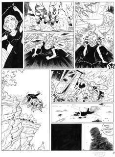 Planche originale 19 des Arcanes du Midi-Minuit tome 7 par Cyril TRICHET