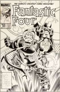 John Byrne and Jerry Ordway Fantastic Four #283 Cover Original Art (Marvel, 1985).... | Heritage
