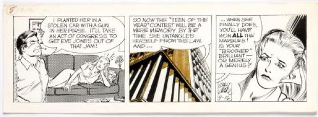 Stan Drake | The Heart of Juliet Jones, strip du 16 Septembre 1977 | Galerie 9ème Art