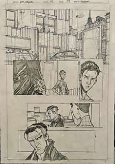 David Baldeón (Penciller) - Spider-Man #09 Page 09 - Web Warriors - Exemplaire unique