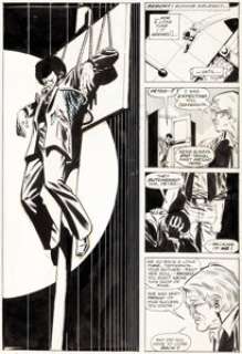 Trevor Von Eeden and Frank Springer Black Lightning #1 Story Page 13 Original Art (DC, 1977)....