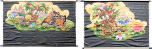 McDonaldland Hamburglar Mural Paintings Original Art Group of 2 (McDonald’s/Setmakers, 1980).... (Total: 2 Items) | Heritage