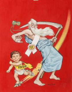 Norman Mingo MAD #37 Cover Painting Original Art (EC, 1958).... | Heritage