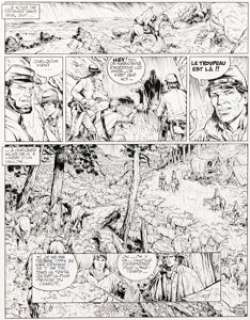 Michel Blanc-Dumont La Jeunesse de Blueberry Tome 11 Â« La piste des maudits Â» Planche 30 (Dargaud, 2000). ... | Heritage