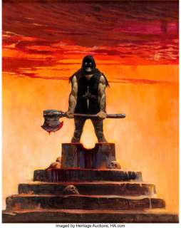  - Frank Frazetta Creepy #17 Cover Painting Original Art (Warren, 1967)....