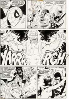  - John Byrne and Dave Hunt Marvel Team-Up #60 Story Page 16 Spider-Man and Yellowjacket Original Art (Marvel, 1977)....