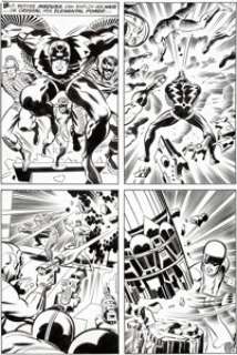 Jack Kirby and Joe Sinnott Fantastic Four #83 Story Page 8 Inhumans Original Art (Marvel, 1969).... | Heritage