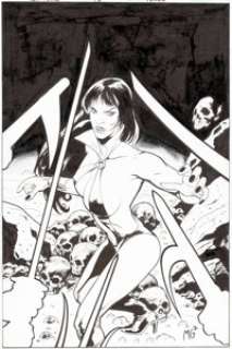  - Manuel Garcia Vampirella #13 "Lucky 13" Cover Original Art (Harris Comics, 2002)....