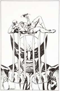  - Dave Johnson Deadpool #51 Cover Wolverine Original Art (Marvel, 2012)....