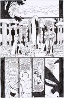 Ed Benes and Alex Lei Supergirl #78 Story Page 20 Original Art (DC, 2003)....