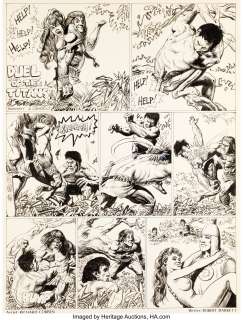 Richard Corben Squa Tront #4 Histoire One-Page "Duel of the Titans" Planche 1 (Entertaining Fanzine, 1967).... | Heritage