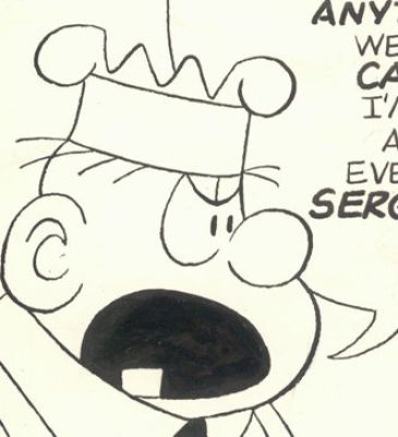 Beetle Bailey- Original Comic Art (1976) | Russ Cochran