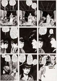 Eddie Campbell - Taboo #4 "From Hell" Chapter 3 Story Page 14 Original Art (Spiderbaby Grafix, 1990).