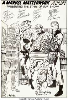 John Byrne | Fantastic Four #250 Pin-Up Illustration Original Art (Marvel, 1982). | Heritage